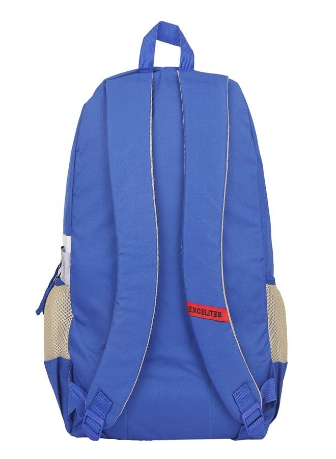 فيفا حقيبة ظهر مدرسية من فيفا سعة 40 لترًا باللونين الأزرق والأبيض (MBE-FF003) - Image 4